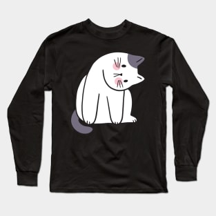 You asleep yet? A Funny sneaky cat Gift Idea Long Sleeve T-Shirt